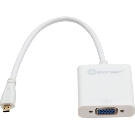 Syba Micro Hdmi To Vga Cable Adapter, White C SY-ADA31045